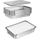 [BR/AL/02] COLIS DE 100 BARQUETTES ALUMINIUM 1 COMPARTIMENT