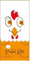 SAC POULET ENDUIT PP 19X6X33 (CARTON DE 500)