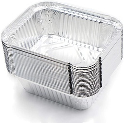 [BR/AL/01] Barquettes Aluminium 450 Cm³ (SAC DE 100PCS)
